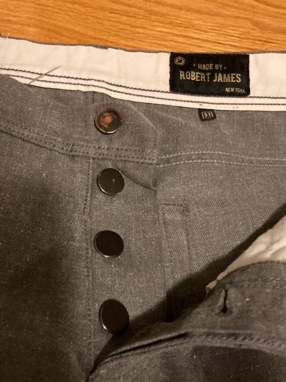 Robert James grey jeans